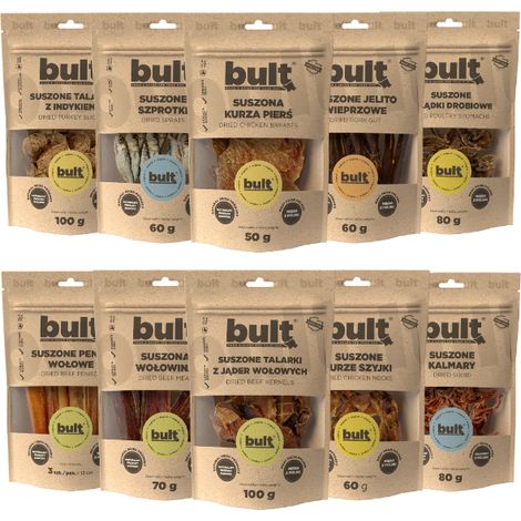 BULT Natürlicher Kausnack für Hunde, Geschmacksmischung, 10 Stück, Ökologisch (1/5)