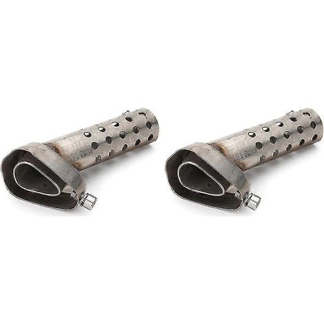 2x Pot d'échappement hexagonal pour moto, tuyau réglable, chicane de réduction du bruit, pot d'échappement réglable (1/5)