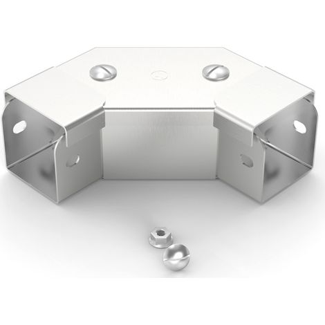 Jonction 90° RS PRO 50 x 50mm en Acier inoxydable 304 ( Prix pour 1 ) (1/3)