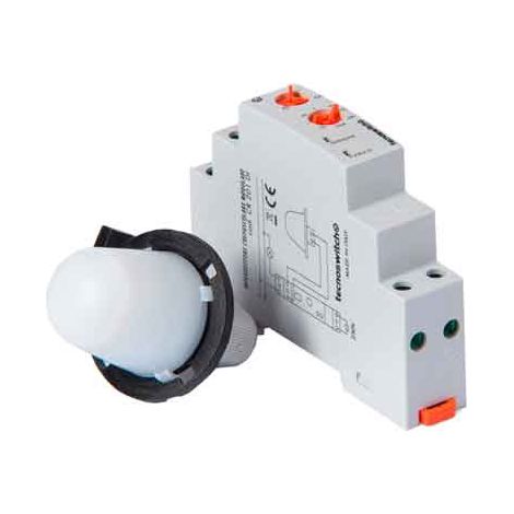 INTERRUTTORE CREPUSCOLARE MODULARE 'CR201DI' 1NA C.Nominale 16A - TECNO SWITCH