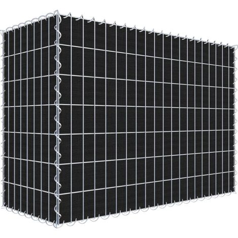 Gabiondeco - Gabion a végétaliser avec toile non-tissée 100 cm x 70 cm x 40 cm (L x H x P). maille 5 cm x 10 cm. spirale - Made in Germany (1/3)
