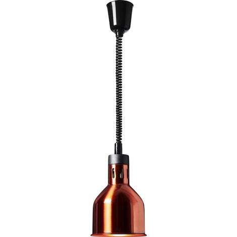 Lámpara calefactora de cocina para restauración calientaplatos (material: acero, casquillo: E27 (máx. 250 vatios), aspecto: latón, tensión: 230 V) 140004322 (1/4)