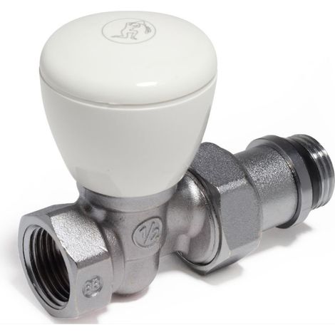 Robinet de radiateur DT S REG droit chromé GIACOMINI R6X034