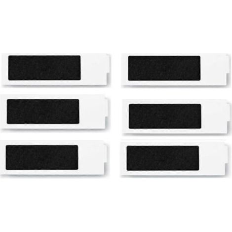 Lot de 6 filtres HEPA pour aspirateurs robots Ecovacs Deebot T20/T20MAX/T20PRO/X1 OMNI/T10 Omni/Turbo - Pièces de rechange (1/5)