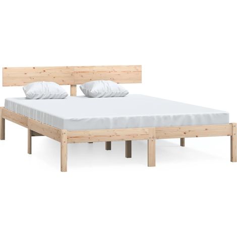 Maison Exclusive - Giroletto senza Materasso in Legno Massello 160x200 cm