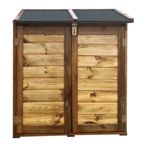 box da esterno chalet et jardin "troncadero 600" in legno di pino 105x86x97,7 cm
