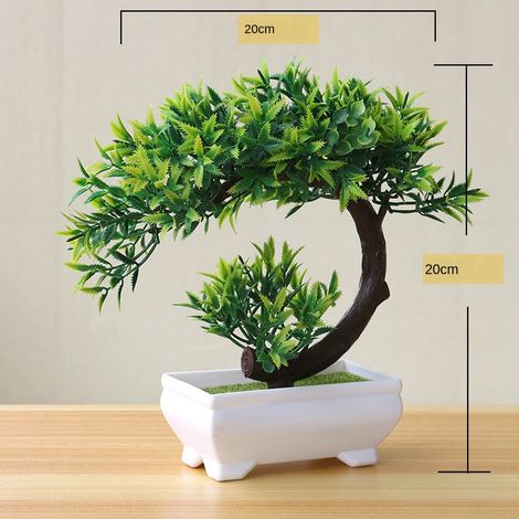 Bonsai - Plante Artificielle en Plastique - Décoration Intérieure pour Salon Chambre Salle de Bain Jardin - 1 Pièce (1/5)