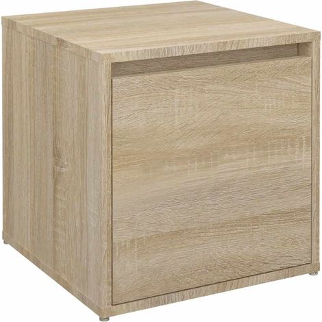 Maison Exclusive - Cajón taburete madera contrachapada roble Sono