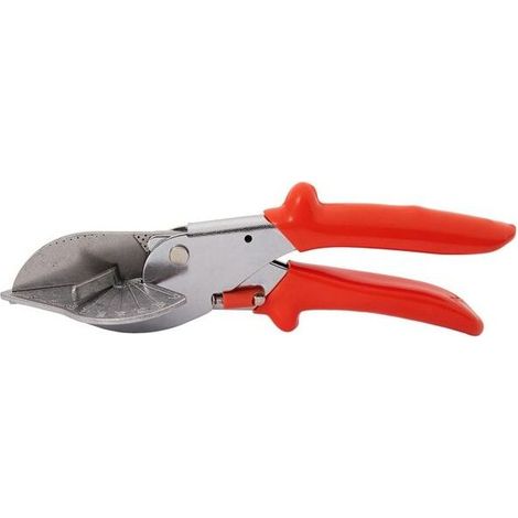 VURAHOME - Cisaille d'Angle à Mitre Cisailles à Onglets Multi-Angles Degrés Cisaillement de Joint Pince Coupante à Onglet pour Coupe-Liège Bandes Plastique ou Conduites d'Eau Plastique