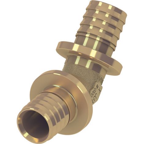 TECEflex raccord coudé, 45°, laiton standard, 767125