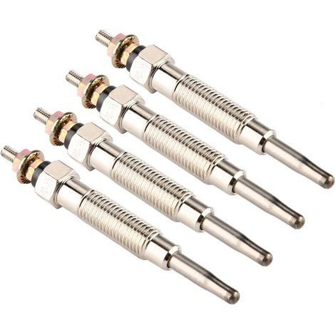 Bougies de préchauffage diesel – 4 unités – pour Mitsubishi Pajero/Shogun (1994–1999) moteur 2.8 TD – haute résistance (1/5)