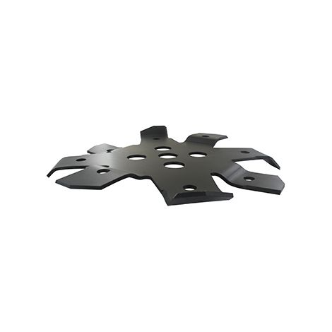 Lame de débroussailleuse 8 dents spéciale mulching – Coupe 250mm – Alésage 20mm – Épaisseur 3mm pour coupe efficace et précise