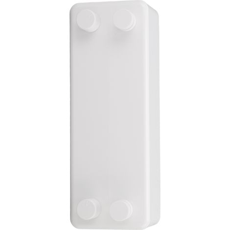 Étendoir à linge mural rétractable, double fil à linge robuste en acier inoxydable épais, pour balcon ou hôtel, 4,2 m (13,8 pi), blanc