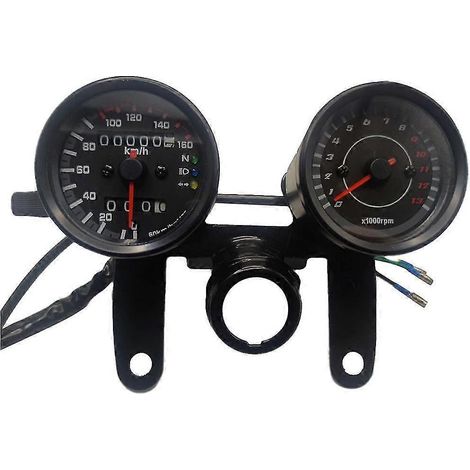 Nouveau tableau de bord rétro pour moto Prince, compteur kilométrique et tachymètre inclus. (1/5)