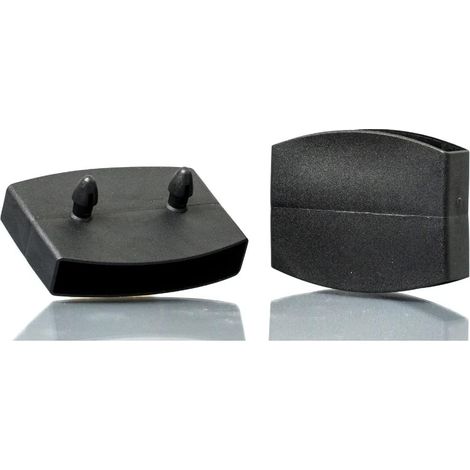 lot de 20, supports de sommier à lattes 55 mm x 10 mm, support latéral interne noir, accessoires de lit en plastique (1/3)