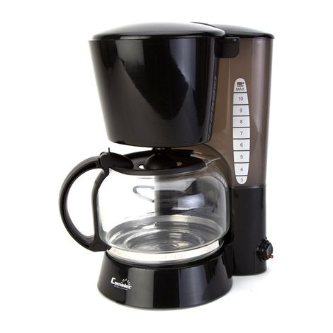 Cafetera de Goteo Comelec CG-4003, 6 Tazas, 550W, Filtro Permanente