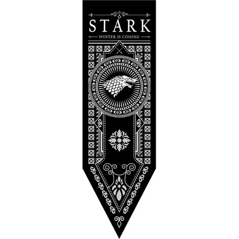 Drapeau Maison De Game Of Thrones - 45 X 152 Cm - En Tissu Résistant Aux Intempéries - Pour Décoration Intérieure Et Extérieure - 1 Pièce (1/5)