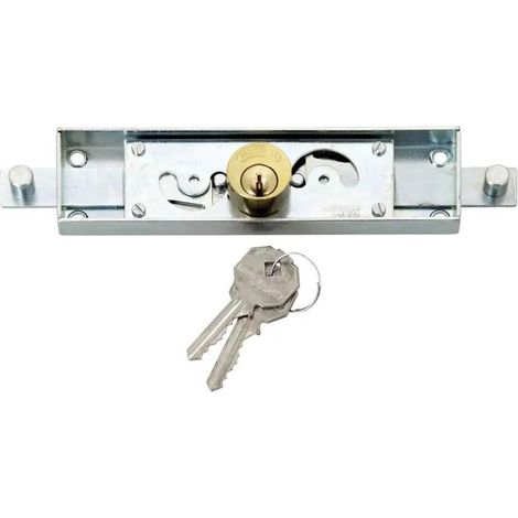 Prefer Cerradura para persiana metálica acero cincado 155x41 mm