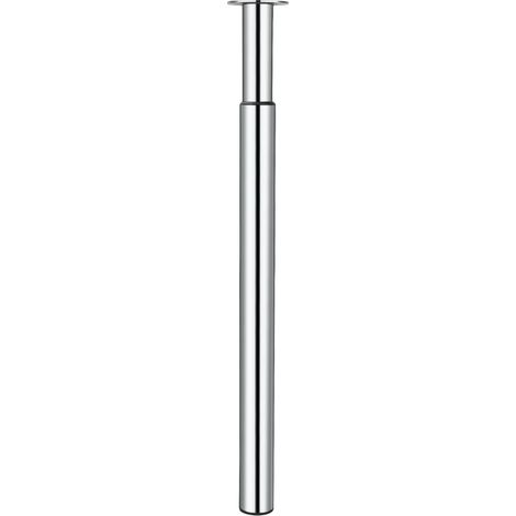 Adjustment Table Leg 710-1100mm Height Breakfast Bar Legs Worktop Desk Round Tube Table Leg Support Furniture Table Leg (Chrome Plated)