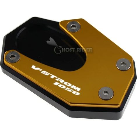 (Or) Compatible avec SUZUKI V-Strom DL 1050 XT DL1050XT 2020-2021 : extension de béquille latérale, plaque de support maxpower (1/4)