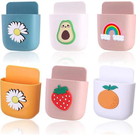 Boîtes rangement murales dessin animé pour télécommande lot de 6 (1/4)