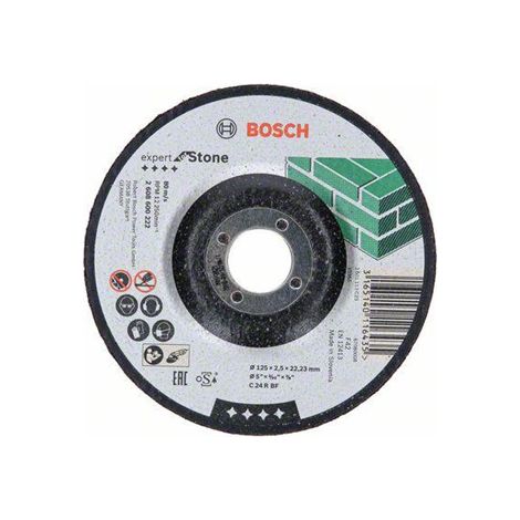 Bosch Trennscheibe gekröpft Expert for Stone C 24 R BF 125 mm 22,23 mm 2,5 mm - 2608600222