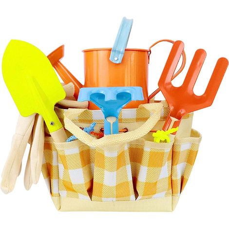 Ensemble d'outils de jardinage pour enfants et jeu de plantes miniatures - Jouets de jardinage pour enfants (1/5)