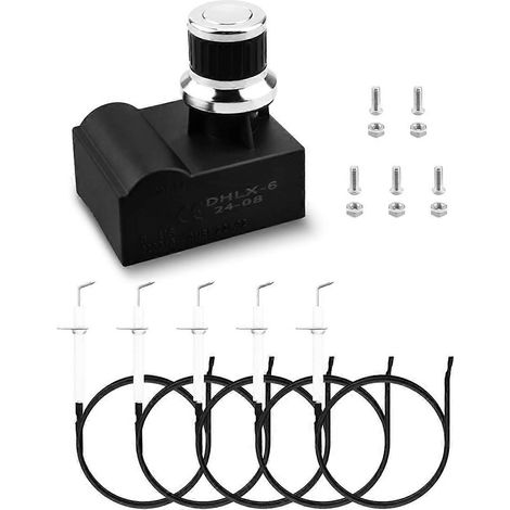 Allumeur de barbecue à bouton-poussoir de remplacement DHL-128-6Q pour allumeur à 6 sorties GR2210601-MM-00 (1/5)
