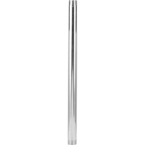 Raccord de tuyauterie mâle en acier inoxydable, adaptateur, accessoire de plomberie, 50 cm, tige d'extension mâle G1, 50 cm (1/5)