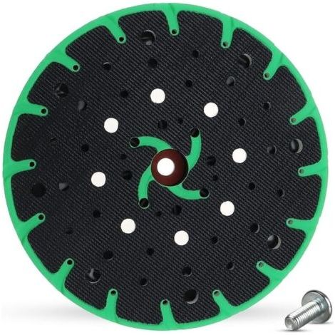Plateau de ponçage 150 mm, plaque de ponçage d'aspiration de poussière 150 mm compatible avec ponceuse excentrique Festool Rotex RO, ETS 150, ETS EC 150, LEX (1/5)
