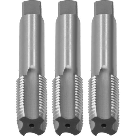 3 Pièces Tarauds M22 Acier Rapide pour Filetage, Accessoires de Maintenance et Quincaillerie Industrielle
