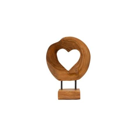 Mauro Ferretti Sculpture Heart Modern Elegant 20x10x28 cm