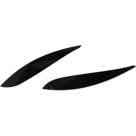 pièces de cache-paupières de phares avant, noir brillant, pour MK4 9N3, tous modèles 2005-2009 (1/5)