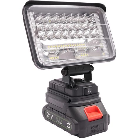 Lampe de travail LED portable, lampe LED sans fil de 48 W pour le camping en plein air, Luminaire (1/5)