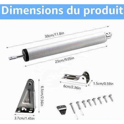Pneumatic Automatic Door Closer for Interior Doors (1/4)