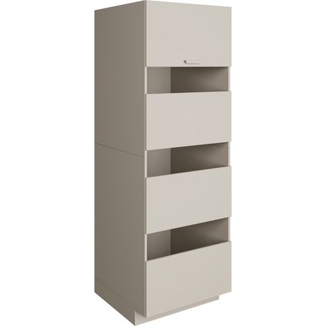 Selsey HOLV – Colonne de salle de bain 68 cm 4 portes – Gris cachemire (1/5)