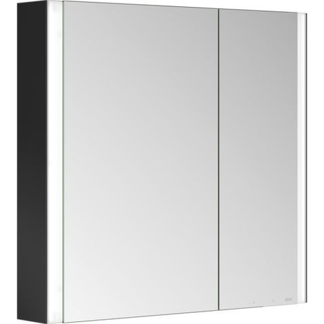 KEUCO SOMARIS armoire de toilette murale 2 portes, asymétrique,