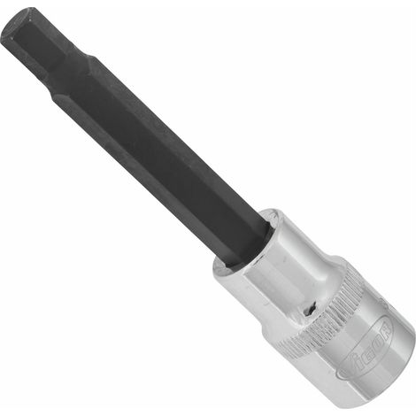 VIGOR Schraubendrehereinsatz, V2075, 1/2 (12,5 mm) Vierkant hohl, Innen Sechskant Profil, SW 8 mm (1/4)