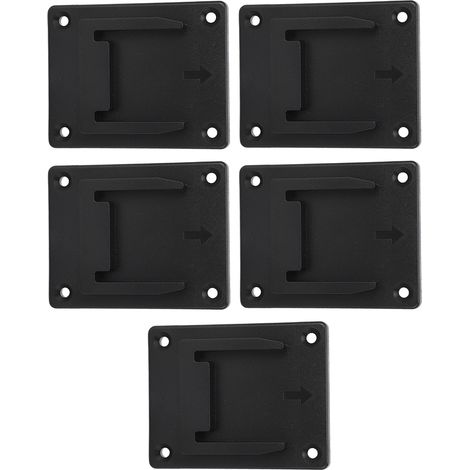 Cinq jeux de supports de porte-outils à batterie lithium pour outils à batterie lithium Makita et Bosch 14,4 V/18 V (1/5)