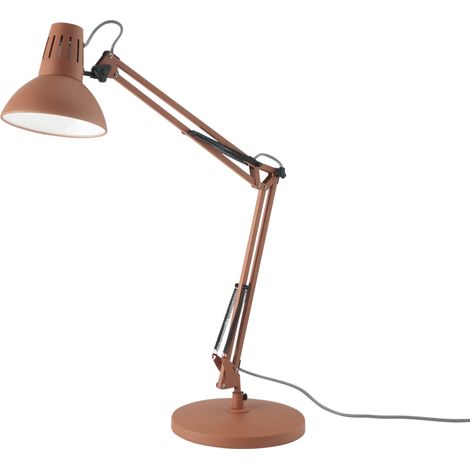 "Lampada da tavolo ARTIFEX regolabile in metallo arancione" (1/3)