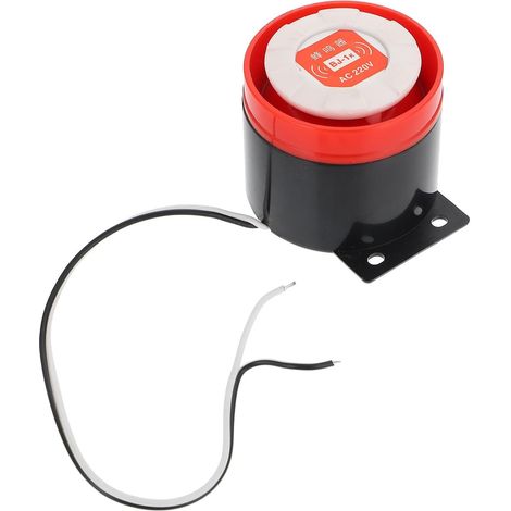 Sirène de Voiture Alarme de Recul, Avertisseur Sonore en Fer et Plastique, Installation Simple, Résistant la Rouille L'usure pour Sécurité Automobile (1/5)