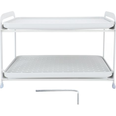 Support organisateur de tasses, Double couche, gain de place, plateau amovible, séchage pour la maison, grande taille