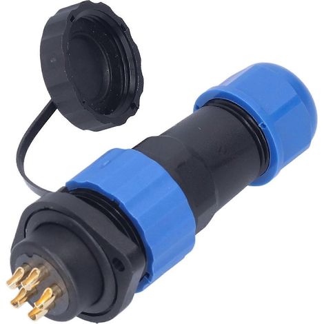 IP68 Wasserdichter Stecker/Buchse Flansch Luftfahrt-Stromanschluss Industrieadapter AC380V SP205 Pin (380