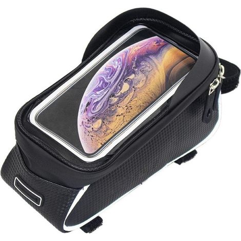 Trade Shop - Bolso Del Manillar Del Marco Delantero Para Bicicletas De Bicicleta De Montaña 20,5x8,2x8,2x10,3x3cm - (1/5)