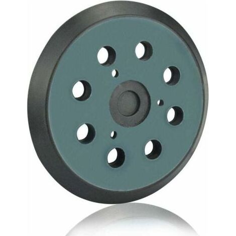 Plateau de Ponage Makita 125mm Disques de Ponage à 8 Trous Patin Ponceuse Makita 5 Pouces pour Makita BO 5010, 5030, 5031, 5041, DeWalt DW420, DW421, Porter Cable 390, 382, 343(Noir),T-Audace FDC (1/5)