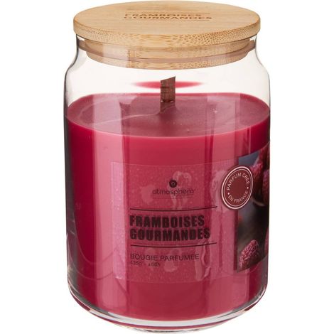 Duftkerze 435 g Viky Gourmand-Himbeeren - Atmosphera créateur d'intérieur (1/2)