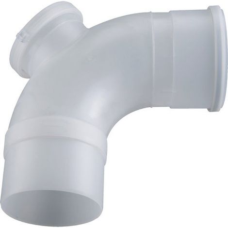Bosch Accessoires conduit de fumée AZB 997 coude de révision 87 Gr, d:125 mm, PP, 7746900717