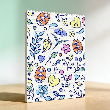 Cadre photo en blocs, idée cadeau pour adulte (1/5)