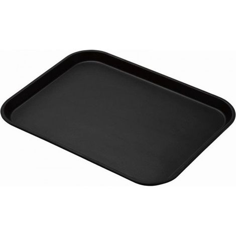 Plateau en fibre de verre (L)457 x (P)355 mm, noir