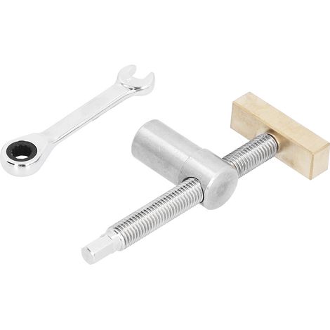 Étau d'établi en acier inoxydable, conception ergonomique, outil de fixation pour table de travail du bois (1/5)